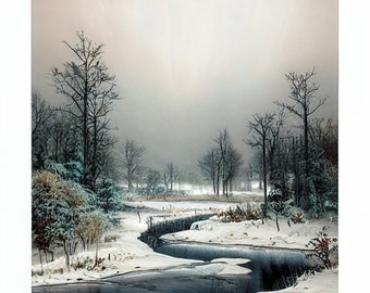 Vintage Winter Wonderland: Serenity in Neutral Tones