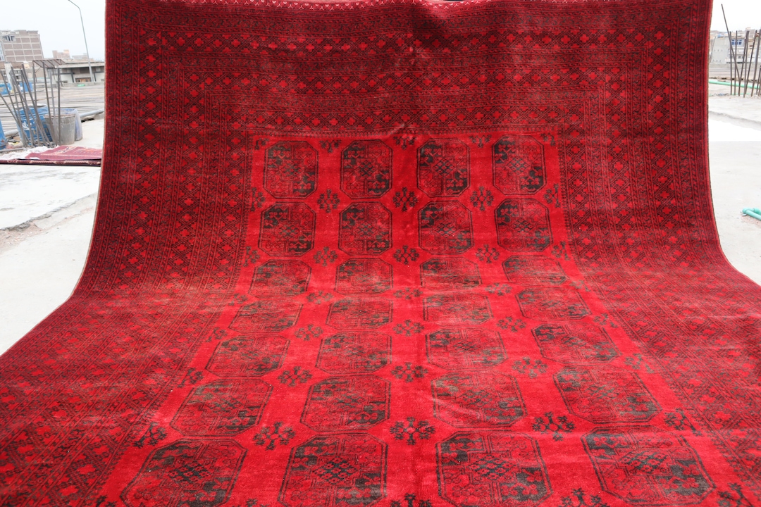 10x13 Ft Turkmen Large Bukhara Rug 300x400 Cm Afghan Fine Quality ...