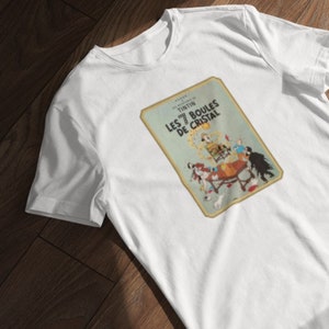 Vintage Les 7 Boules De Cristal T-Shirt, Comic Book Shirt, The Adventures Of, Funny Shirt, Comic Tee, Gift for Friends and Family