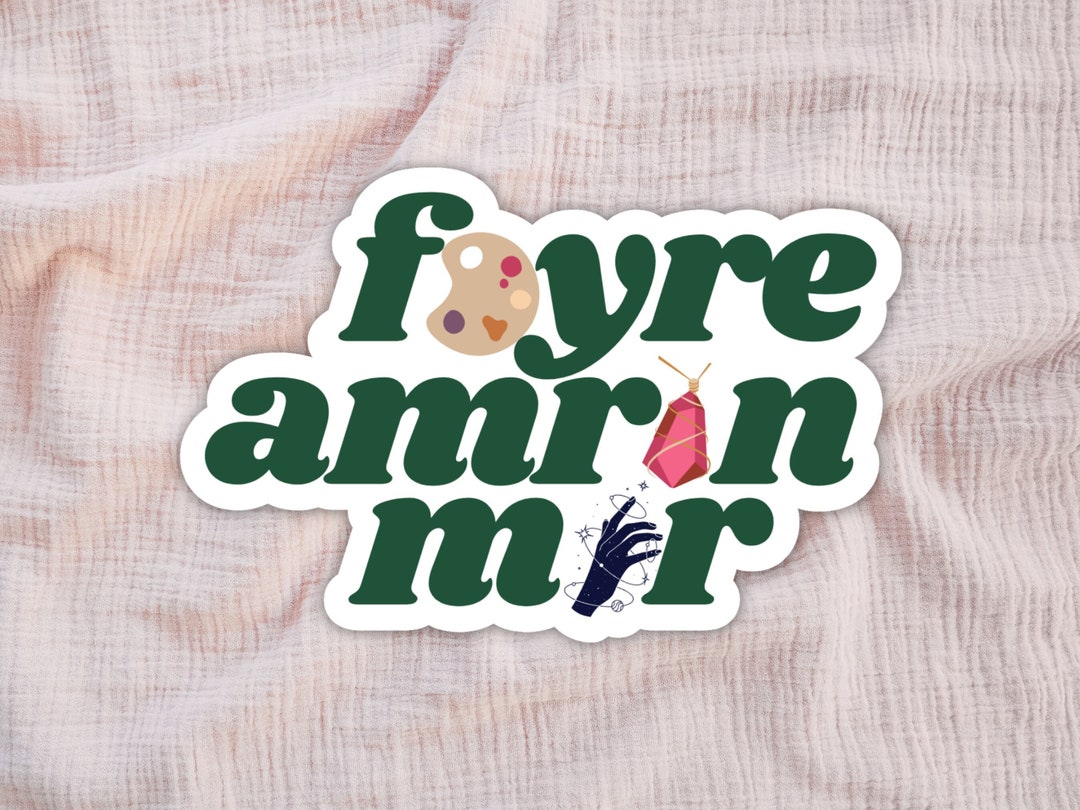 Feyre Amren Mor Sticker, A Court of Thorns and Roses ACOTAR Sticker ...