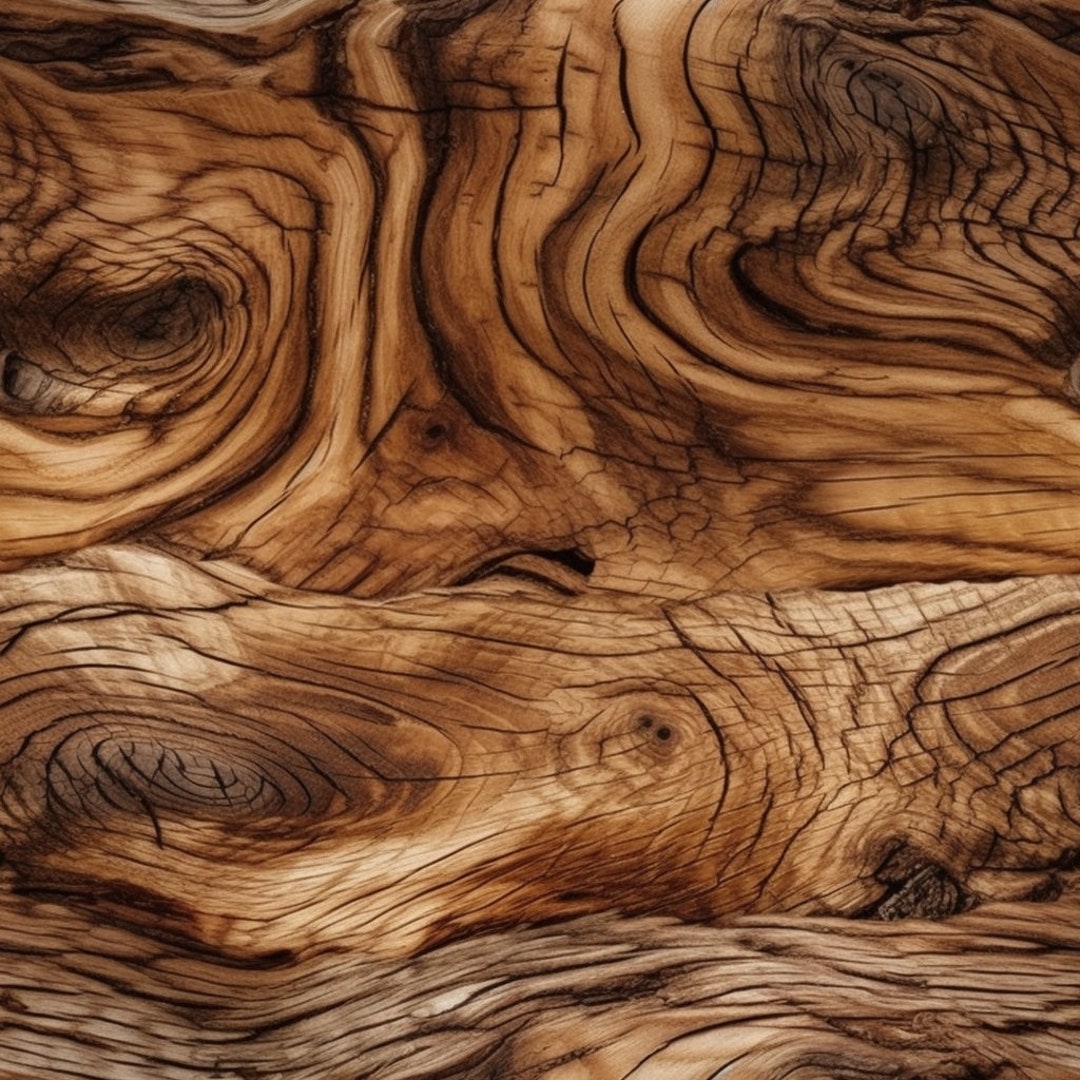 Realistic Medium Stain Wood Grain Pattern Etsy