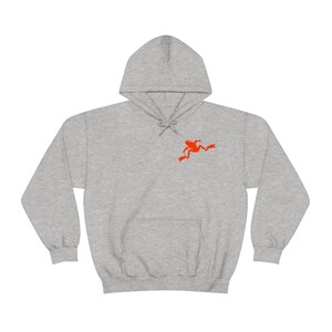 Orange Buckeyefrog Unisex Heavy Blend Hooded Sweatshirt