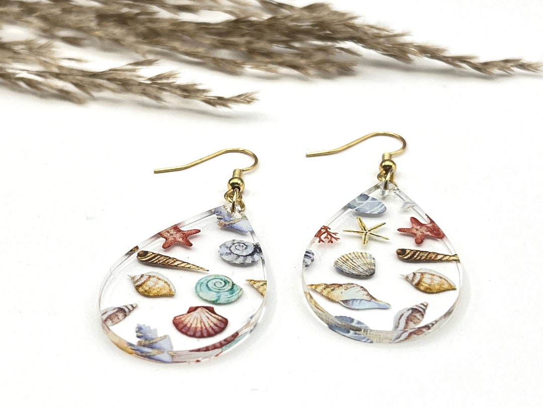 Sea Shell, Seashell Earrings, Beach Vacation, Gift for Her, Ocean Ear — free download