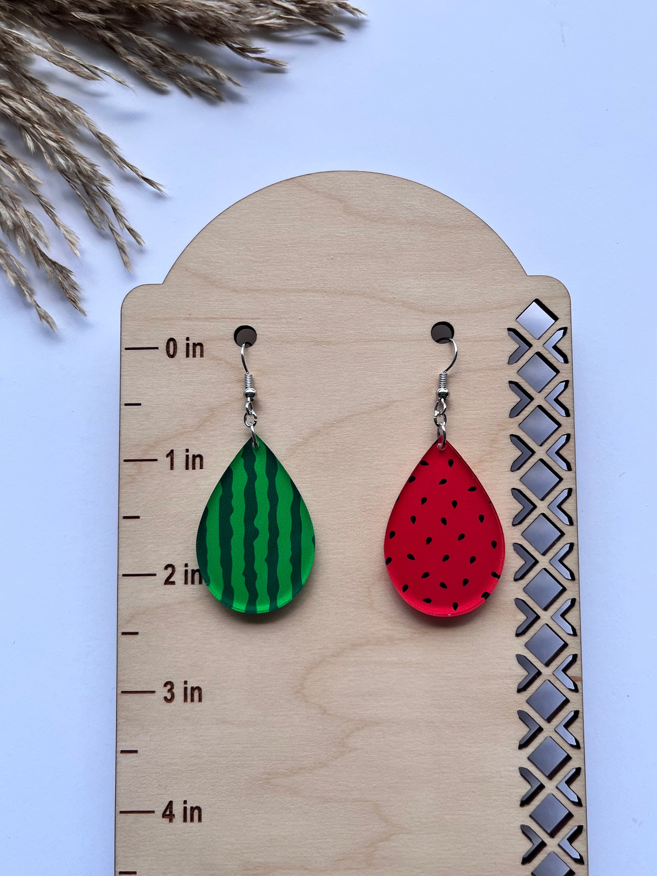 Watermelon, Watermelon Earrings, Beach Vacation, Gift for  display picture 1