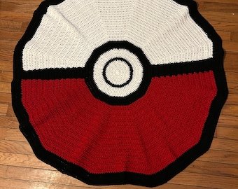 かぎ針編みのポケボールブランケット