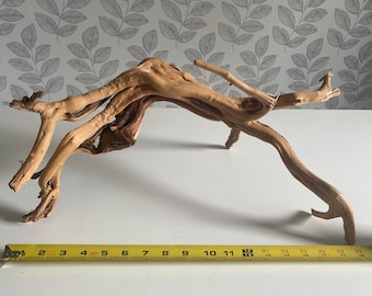 Spiderwood & Pacific Driftwood - (Boil and/or secure with rocks to sink in aquarium)  8-12”