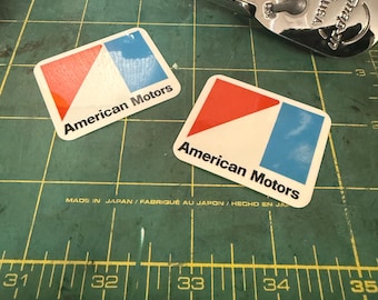 Naklejka na zderzak w stylu retro: American Motors