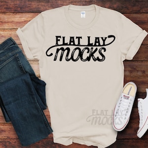 mockup gildan 64000 tshirt naturale mock up maglietta estiva flat lay magliette unisex per negozi natural gildan 64000 mock up