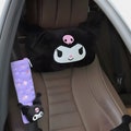 Bunny Car Headrest Pillow, Kawaii Anime Seatbelt Cover, Plush Rabbit Neck Support, Cartoon Kuromi Seat Belt Cushion, Cute Gifts For Her