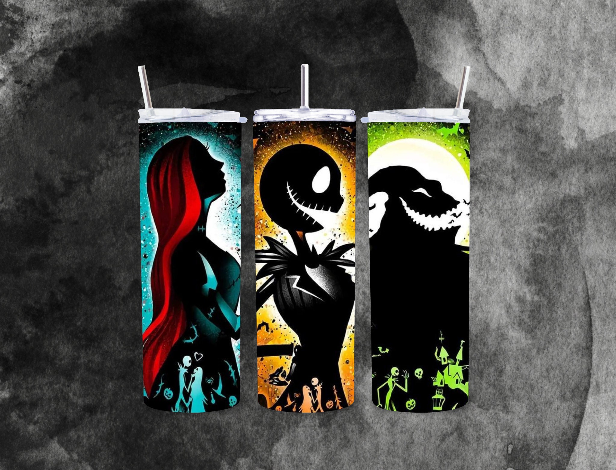 Valentine Stanley Cup 40 Oz Nightmare Before Christmas Couple Valentines  Day Gift Disney 40Oz Jack And Sally Skellington Stainless Steel Travel  Tumblers - Laughinks