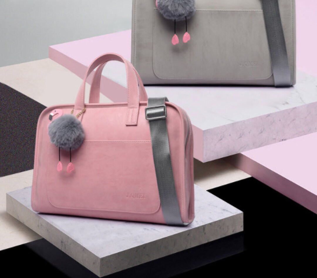 Leather Laptop Bag With Pendant Leather Laptop Case Laptop Etsy