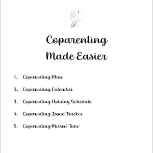 Coparenting: Parenting Plan Bundle