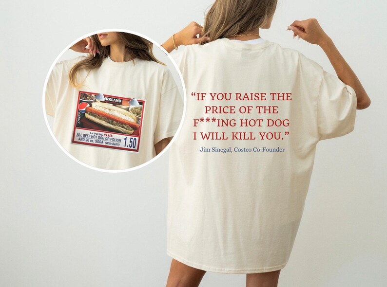 Costco Hot Dog Shirt Costco Hotdog Shirt Etsy