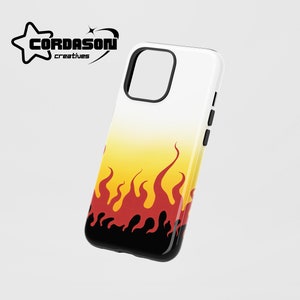 Anime Phone Case The Flame Haori Phone Case For iPhone 16 15 14 13 12 Pro Max 8 Plus X Samsung Galaxy S24 S23 S22 Ultra Google Pixel