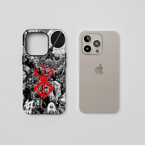 アニメ エクリプス ゴシック ウォリアー スマホケース (iPhone、Samsung) – 二重構造保護スナップケース 画像 5