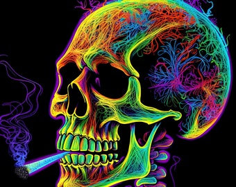 オリジナルヴィンテージブラックライトポスタースケートボード