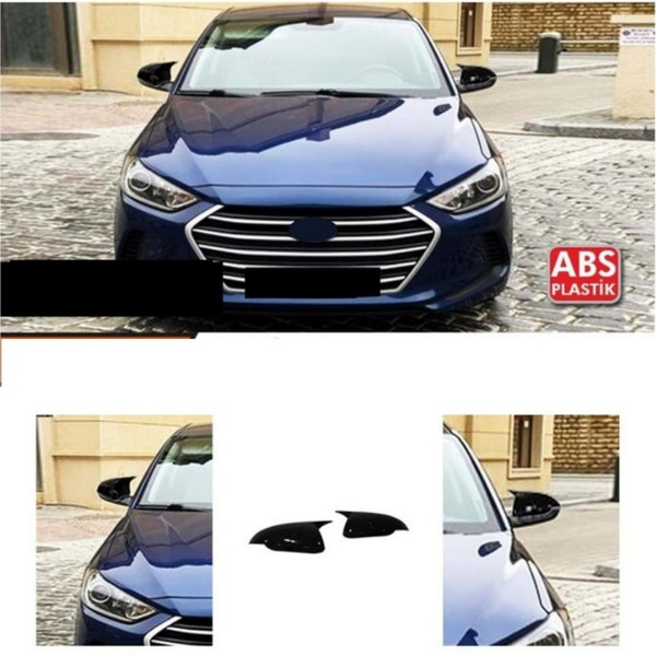 For Hyundai Elantra 2016 - 2018 No Signal Bat Style Mirror Cover Car Accessories Rearview Mirror Cover 2 Pieces Cover Shields