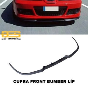 For Seat Leon MK1 1M Cupra R Front Spoıler Front Bumper Lıp Spoiler lip universal 3pcs body kit Sport tuning Protector