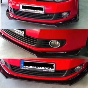 3 Stuks Voorbumper Lip Voor Vw Golf 6 MK6 2008-2012 Body Kit Auto Accessoires Spoiler Splitter Diffuser flap Sport Bumper Exterieur afbeelding 3