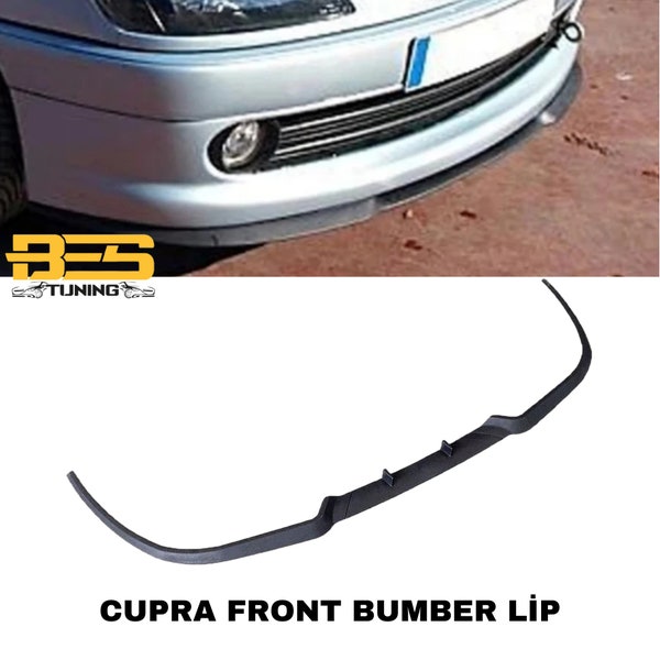 For Peugeot 306 Cupra R Front Spoıler Front Bumper Lıp Spoiler lip universal 3pcs body kit Sport tuning Protector
