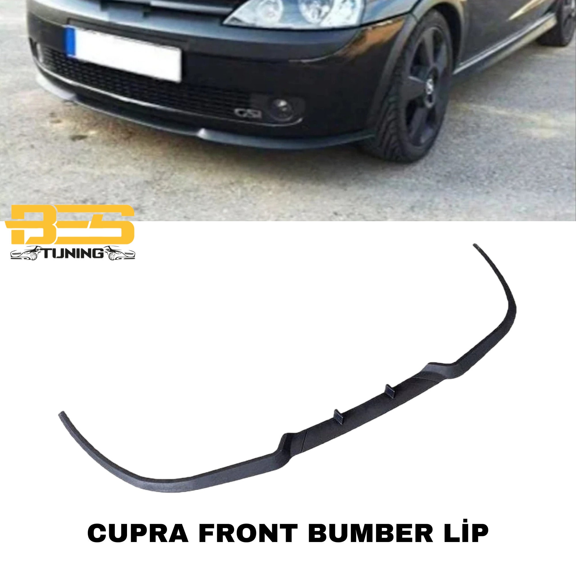 For Opel Corsa C Laguna Model Front Bumper Lip Universal 2pcs