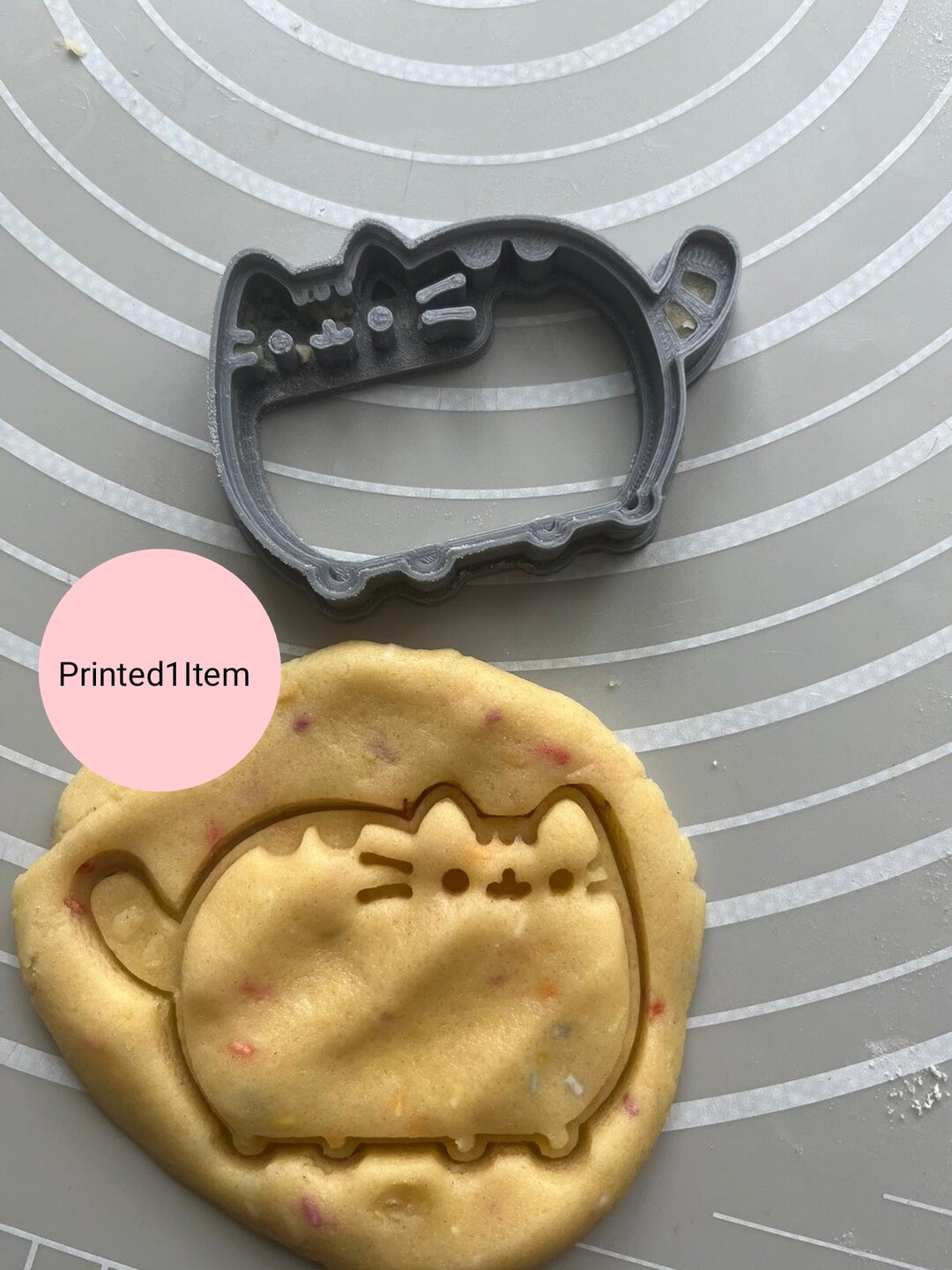 Pusheen Cookie Cutter Cookie Stamp Cookie Cutter Cat Etsy