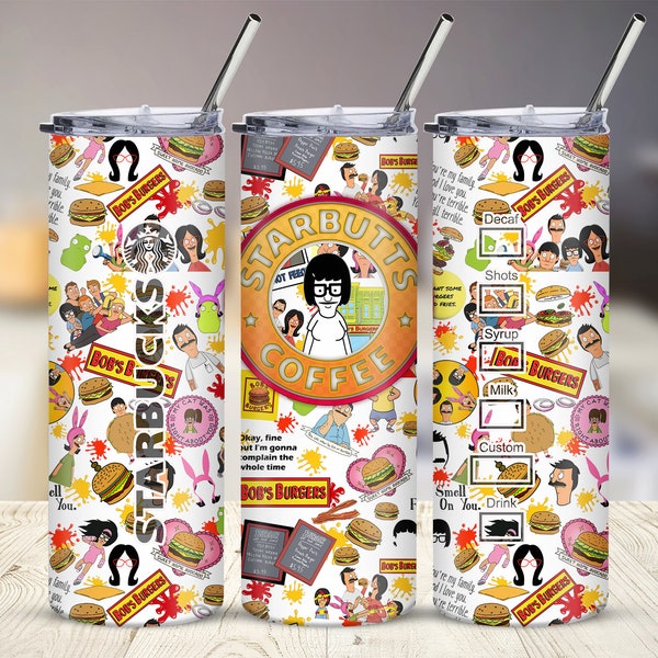 Bobs burgers sublimation Tumbler wrap