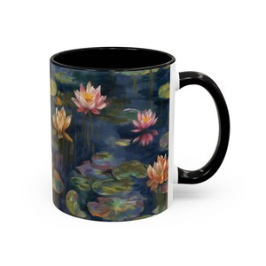 Monet-koffiemok waterlelies – Claude Monet Art, 11 oz keramiek