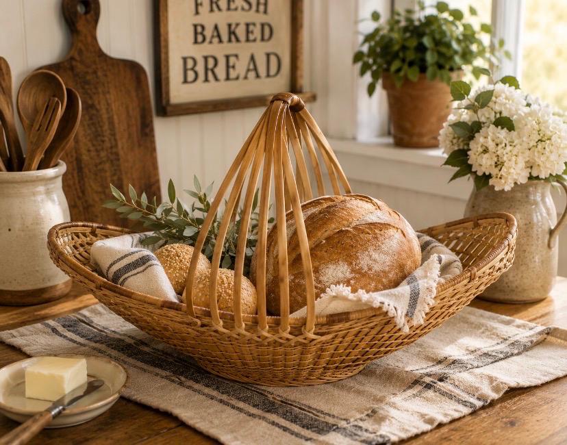 Antique Wicker Basket - Etsy