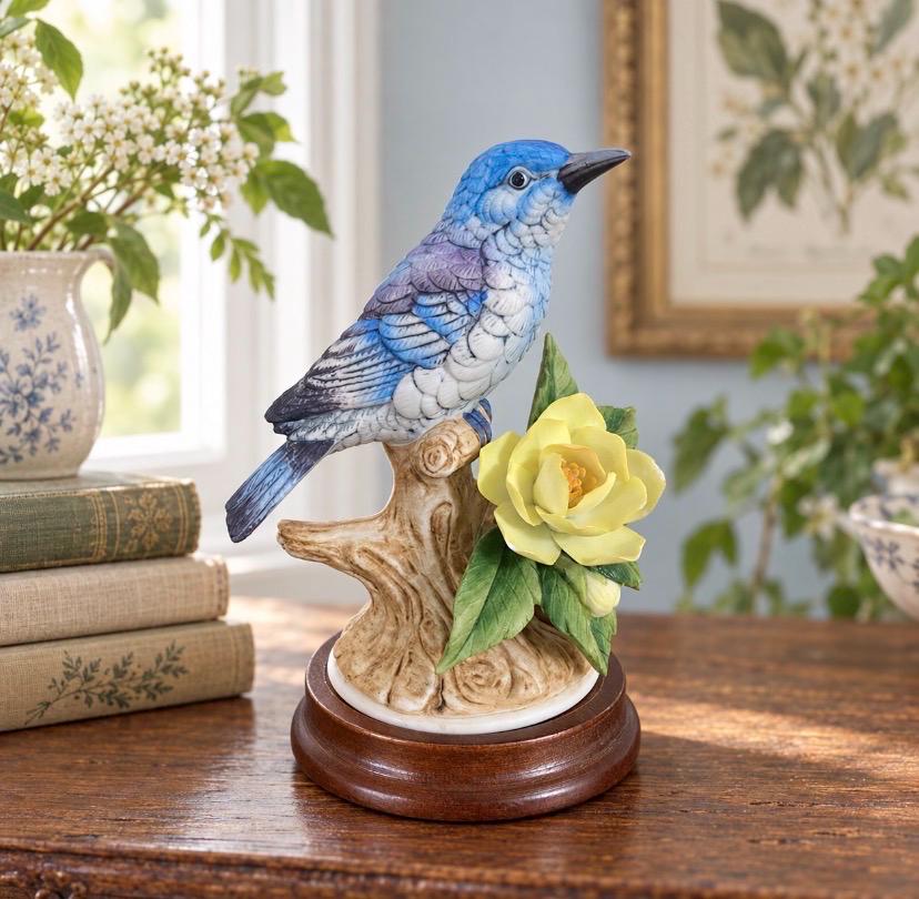 Blue Bird Figurine Japan - Etsy