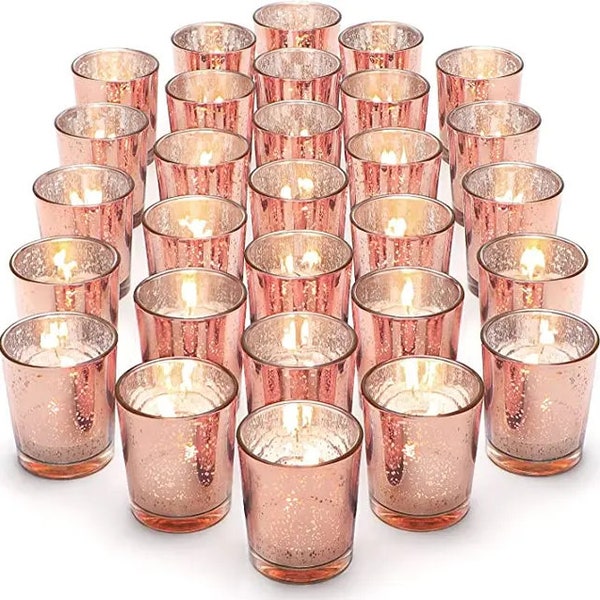 Rose Gold Candle Holder Etsy