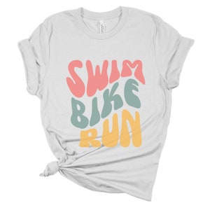 Triathlon T-Shirt l Ironman T-Shirt l Triathlon Gift l Cute Triathlon Shirt l Bike Shirt