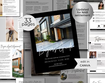 Home Einkaufsführer | Makler Präsentationsvorlage (Canva Editable)