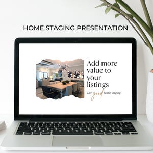 Home Staging Template | PowerPoint Presentation: Add More Value to Your Listings with Good Home Staging | Over 50 Slides | Edit in Canva