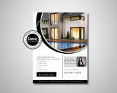 Real Estate Flyer Canva Template | Just Listed, Open House (Digital Download)