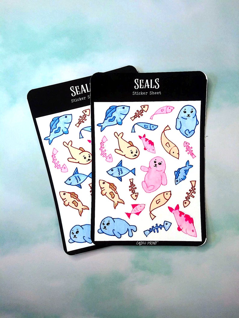 One Page Sticker Sheet - Etsy