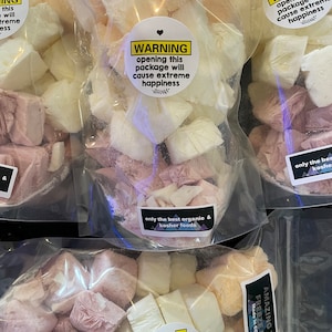 Yogurt Sampler-freeze dried yogurt bites-noosa blueberry ,strawberry and vanilla yogurt -mixed bags great for snacking