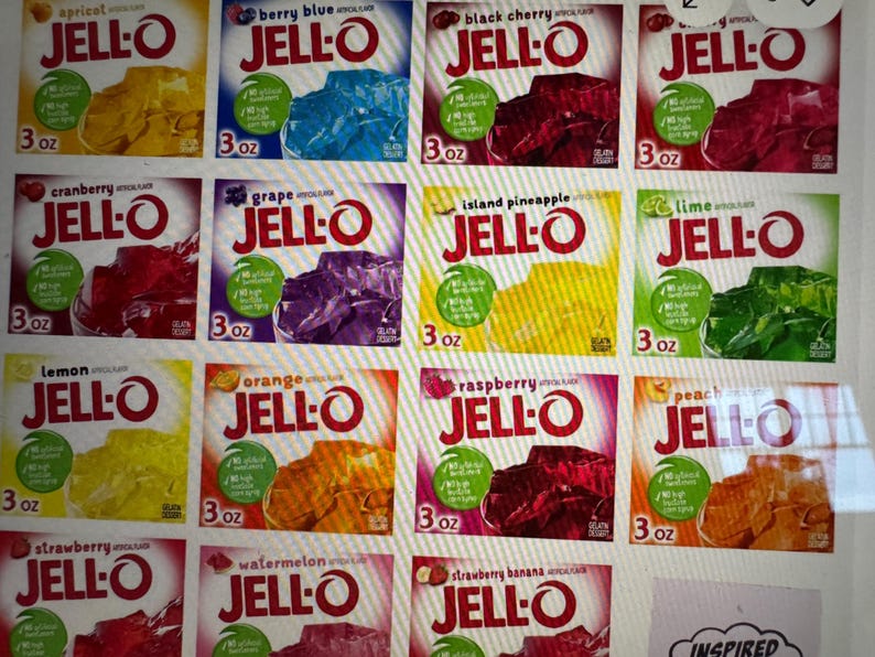 Freeze Dried Jello Bites: Fat-free Crispy Fruit Snacks - Jello Variety ...
