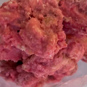 Strawberry Fritter snacks -Freeze Dried Strawberry Fritter snack bite camping snack organic strawberry fritter snack bites-eat as is