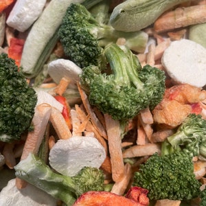 Premium Freeze dried Mixed Vegetables - ready to use Shelf stable Stir Fry vegetables