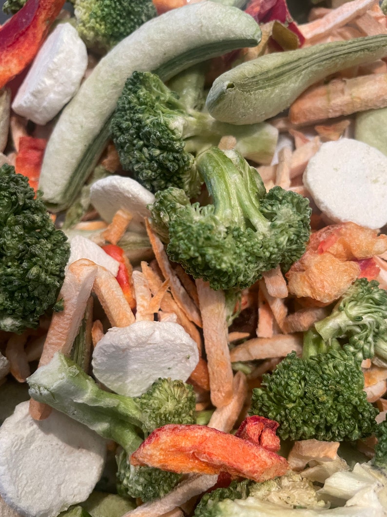 Freeze Dried Mixed Vegetables Shelf Stable Stir Fry Etsy