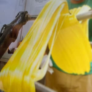 Freeze Dried Banana Taffy  -Saltwater Banana Taffy, banana camping snack, gourmet survival food