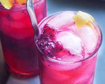 Freeze Dried Dragon Fruit powder:  delicious Tea Flavoring, Healthy Snacks