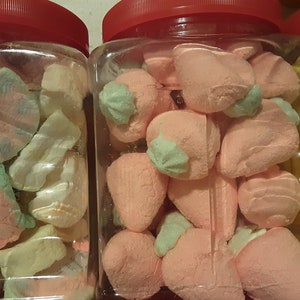 7 bags Marshmallow Bundle, freeze dried assorted Marshmellow Bags with tote, Flavored Marshmellows 7 party bags