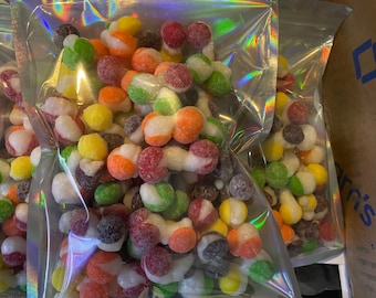SPEZIALITÄT - Gefriergetrocknete saure Fruchtbonbons – Süß-saure Häppchen - fettfrei