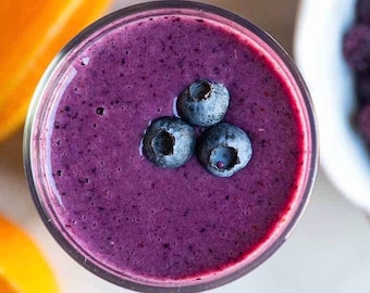 Gefriergetrocknete Bio- Himbeer- und Blaubeer-Jogurt-Stückchen - unbehandelter Snack