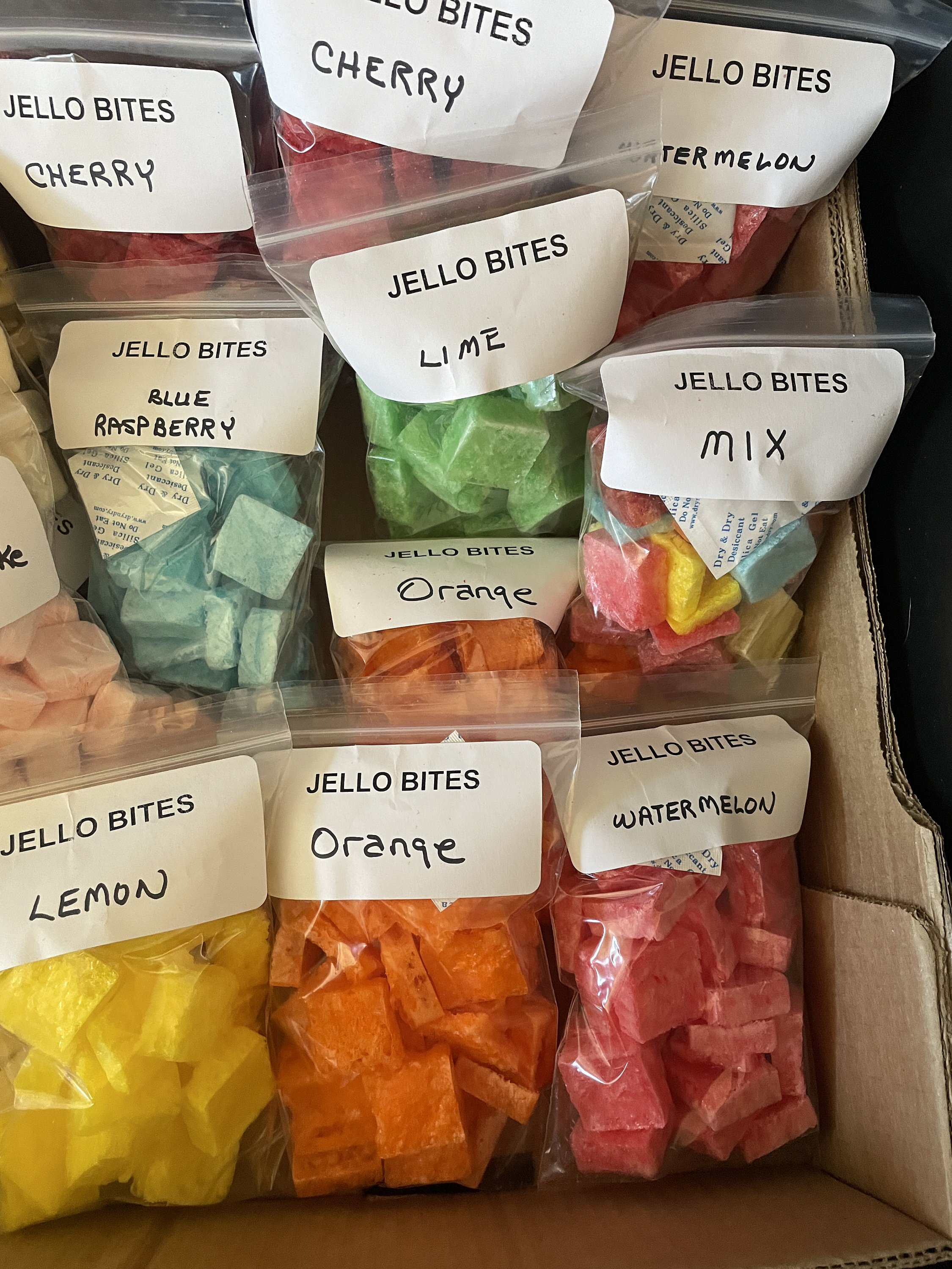 Freeze Dried JELLO Jello Bites americas Favorite Dessert Etsy