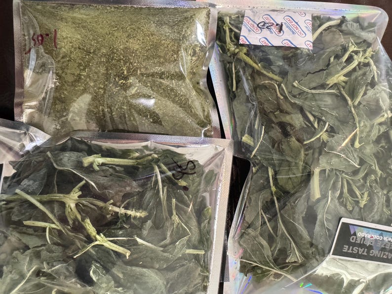 Freeze Dried Organic Basil: Leaves or Powder - Pesto Recipe Included - Etsy
