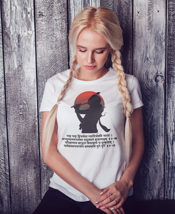 hindu mantra printed shirts