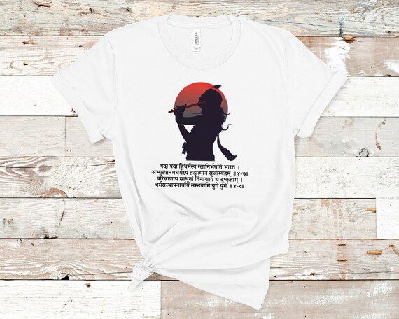 hindu mantra printed shirts